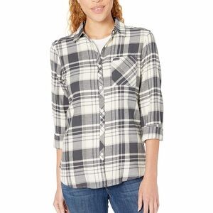 Columbia Plaid Flannel Button Up Shirt